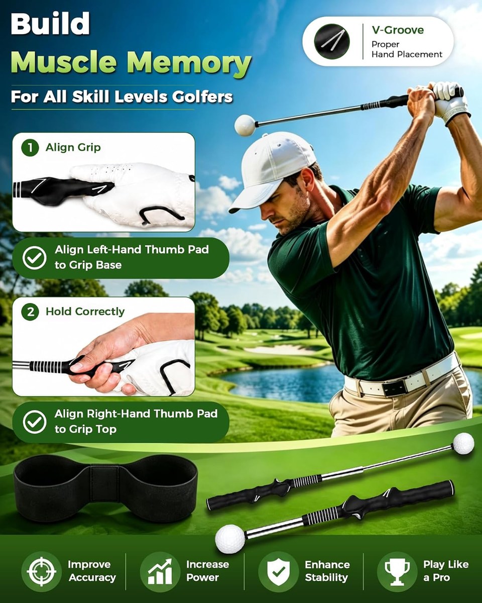 TANYO 5-in-1 Golf Swing Trainer