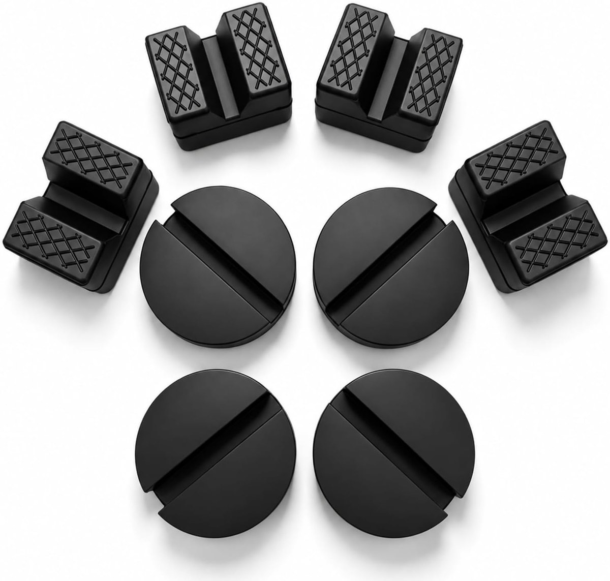 TANYO Jack Stand Pads and Pinch Weld Adapters, 8-Piece