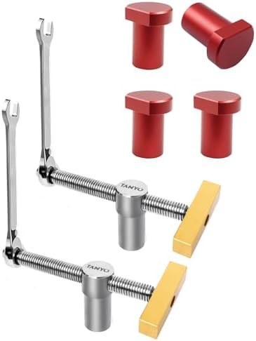 TANYO Bench Dogs with Non-Slip Pads, 12-Pack, Dog clamps