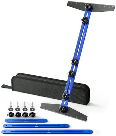 TANYO Stair Tread Template Tool, 8"–60", Blue