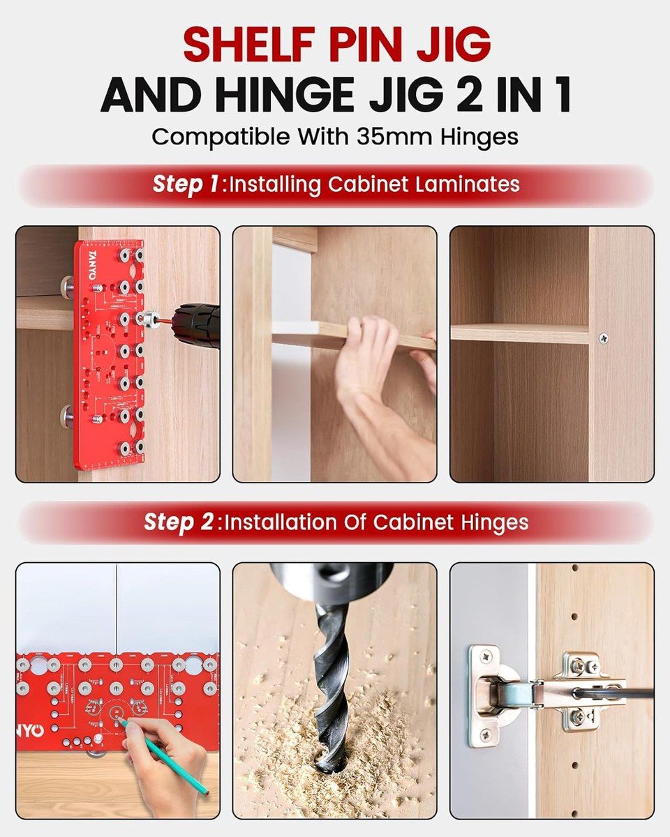 TANYO cabinet hardware jig
